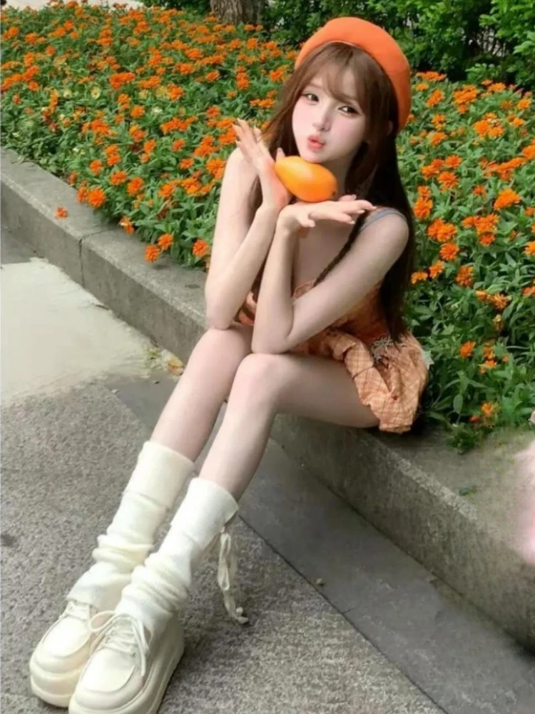 الحلو قطعتين مجموعة Y2k الجمالية الدانتيل المرقعة الخرز الصيف سليم صالح تانك القمم + الجرونج المرأة منقوشة مطوي التنانير الصغيرة دعوى