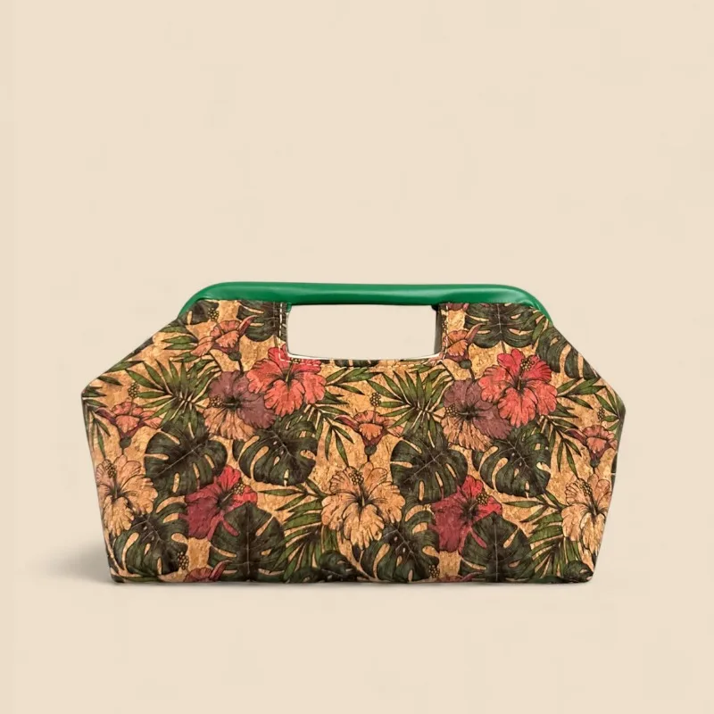 

2026 Spring/summer Floral Pattern Clutch Bag Classic Vintage Style Bohemian Flowers Pattern Top Handle Bag New Arrivals Female