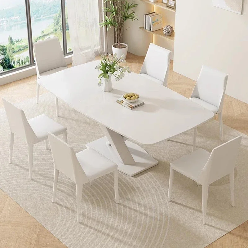 

Современный обеденный стол для отдыха, простота гостиной, скандинавский журнальный столик, дизайн домашнего центра, обеденная мебель Mesa De Cozinha