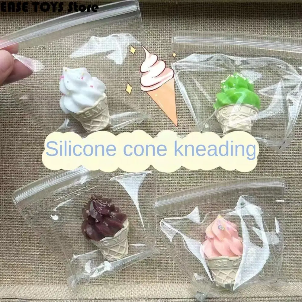 Squishy Simpatico Gelato Squishy Lento Aumento Morbido Creativo Spremere Giocattolo Simulazione Cibo Alleviare Lo Stress Divertente Regalo Di Compleanno Per Il Capretto