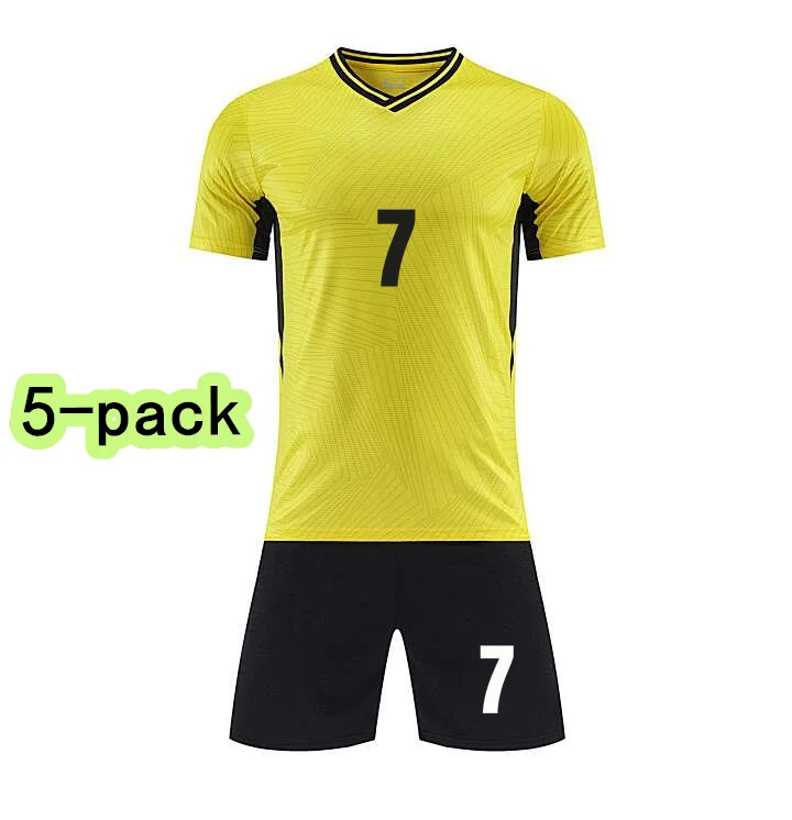Children's Training Clothes Shirts Competition Suits Boys Girls Clothes 5-pack