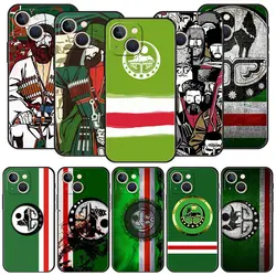 Chechen National Flag For iPhone 11 12 13 15 16 14 Pro Max Phone Case X XR XS 7 8 Plus SE Luxury Black Silicone Cover Funda