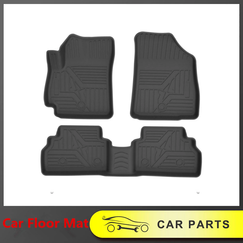 Car Floor Mats Fully Surrounded TPE Waterproof Non-slip Floor Mat For For Chevrolet Tracker 2019 2020 LHD Accessories