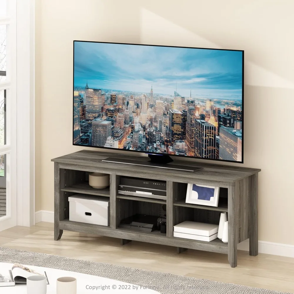 

Jensen TV Stand with Shelf, 65-Inch, French Oak Grey, Customized