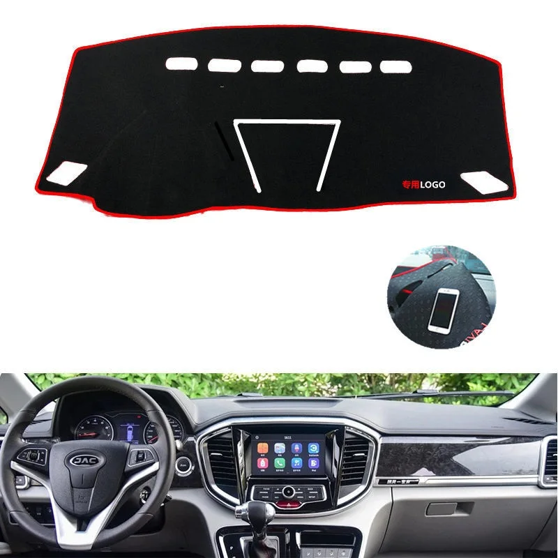 For JAC Refine M4 Left Right Hand Drive NonSlip Dashboard Cover Mat Instrument Carpet Car Accessories