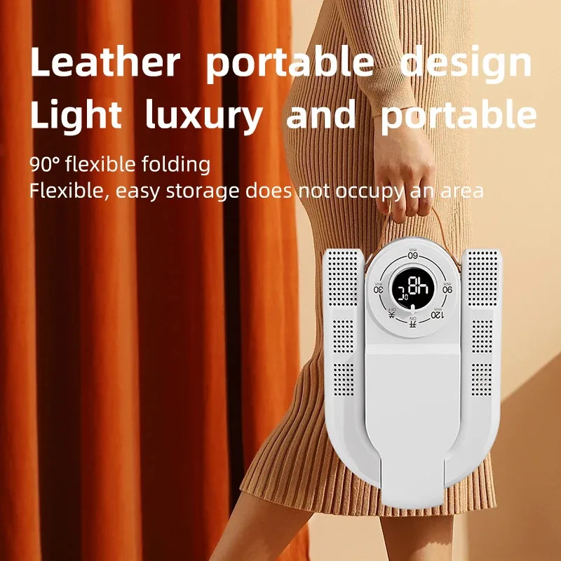 Pengering sepatu cerdas NEWMicrodata 2026 dengan pengering teleskopik yang dapat disesuaikan untuk pengeringan cepat, penghilang bau, dan sterilisasi