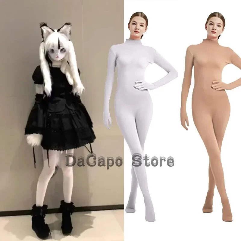 

Lili 123Kig Fursuit, аксессуары для косплея, майка для взрослых, обтягивающие костюмы из спандекса для всего тела, базовый слой для Хэллоуина, красочные