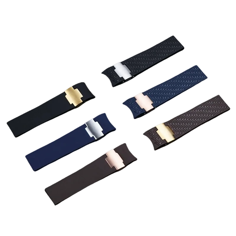 لسلسلة غواص البحرية أوليسيس ناردين 266-67-3/43، حزام ساعة سيليكون