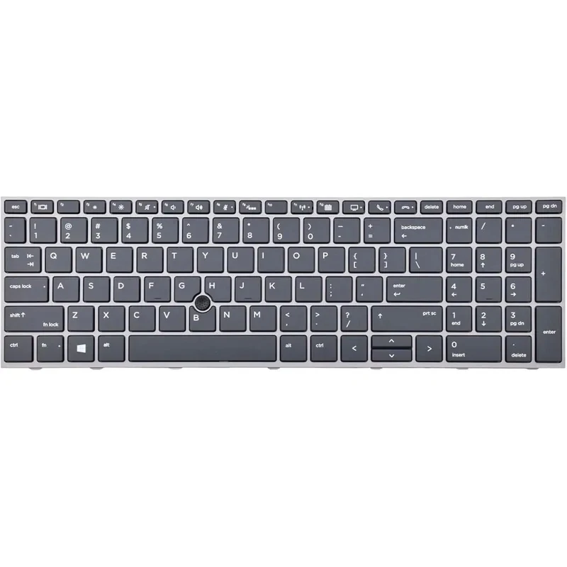 H+Replacement Keyboard with Backlit Pointer for HP ZBOOK 15 G5, 15 G6, ZBOOK 17 G5, 17 G6 (Doe Not Fit for Zbook 15U G5 Series)