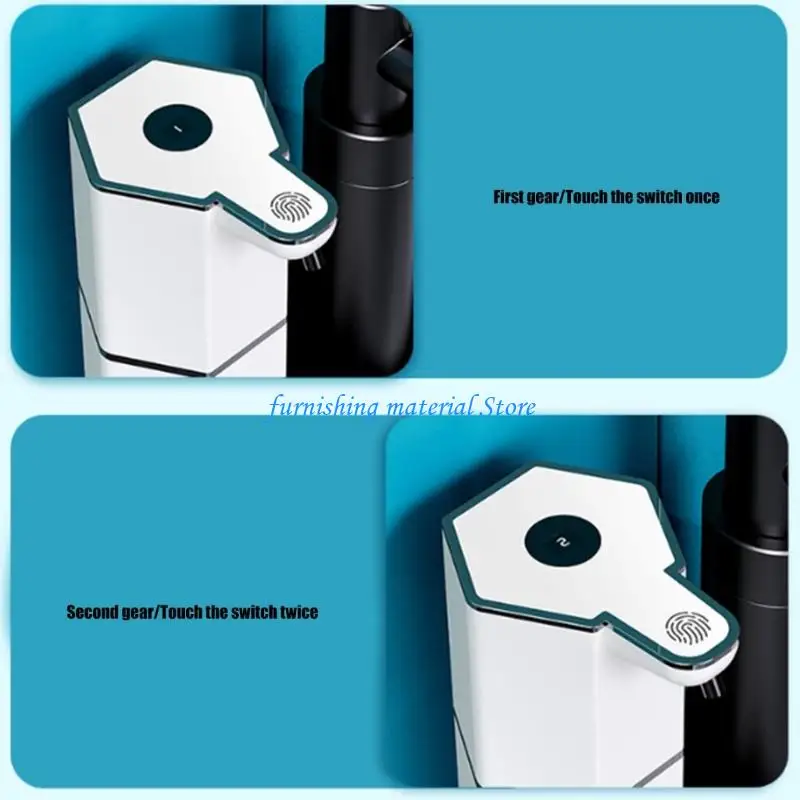 Y5GD Modern Wall Mounted Soap Dispenser Contactless Operate High Capacity Refillable