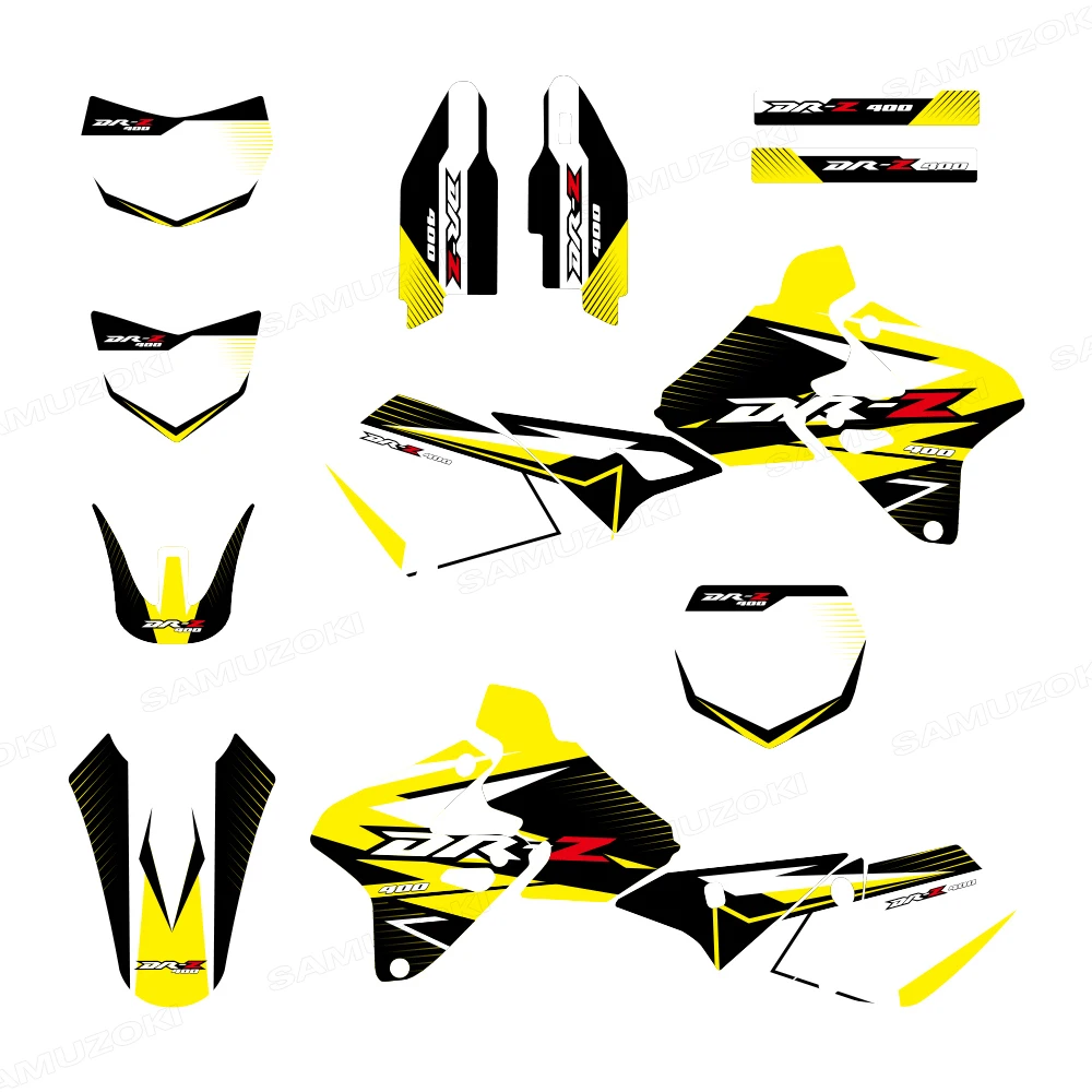 

Motocross Graphics Stickers Fit for DRZ400 2000 - 2015 2001 2002 DRZ 400 Backgrounds Decals Deco Kits