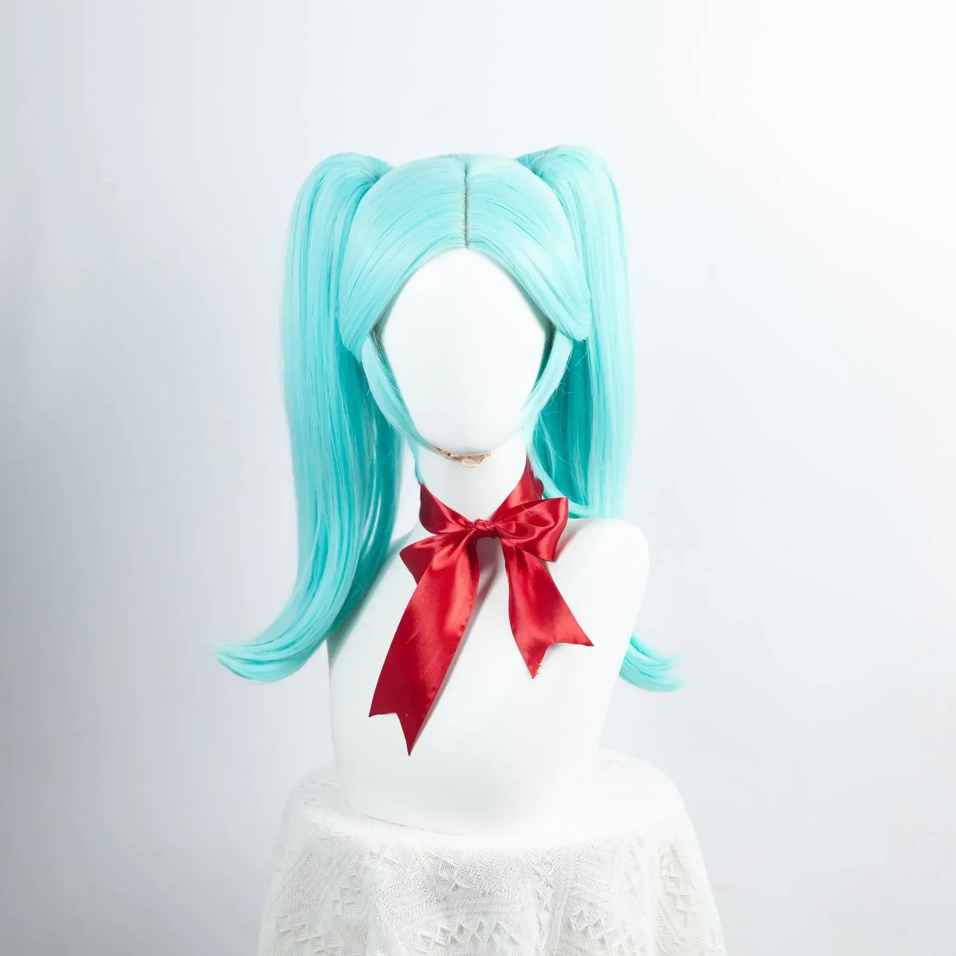 Rebecca cosplay peruca anime cyberpunk edgerunners cosplay rebecca peruca curto cabelo ciano resistente ao calor perucas becca + touca peruca