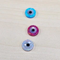 1 Piece for Each Color, Turkish Evil Eye Round Opal Beads For Jewelry Making