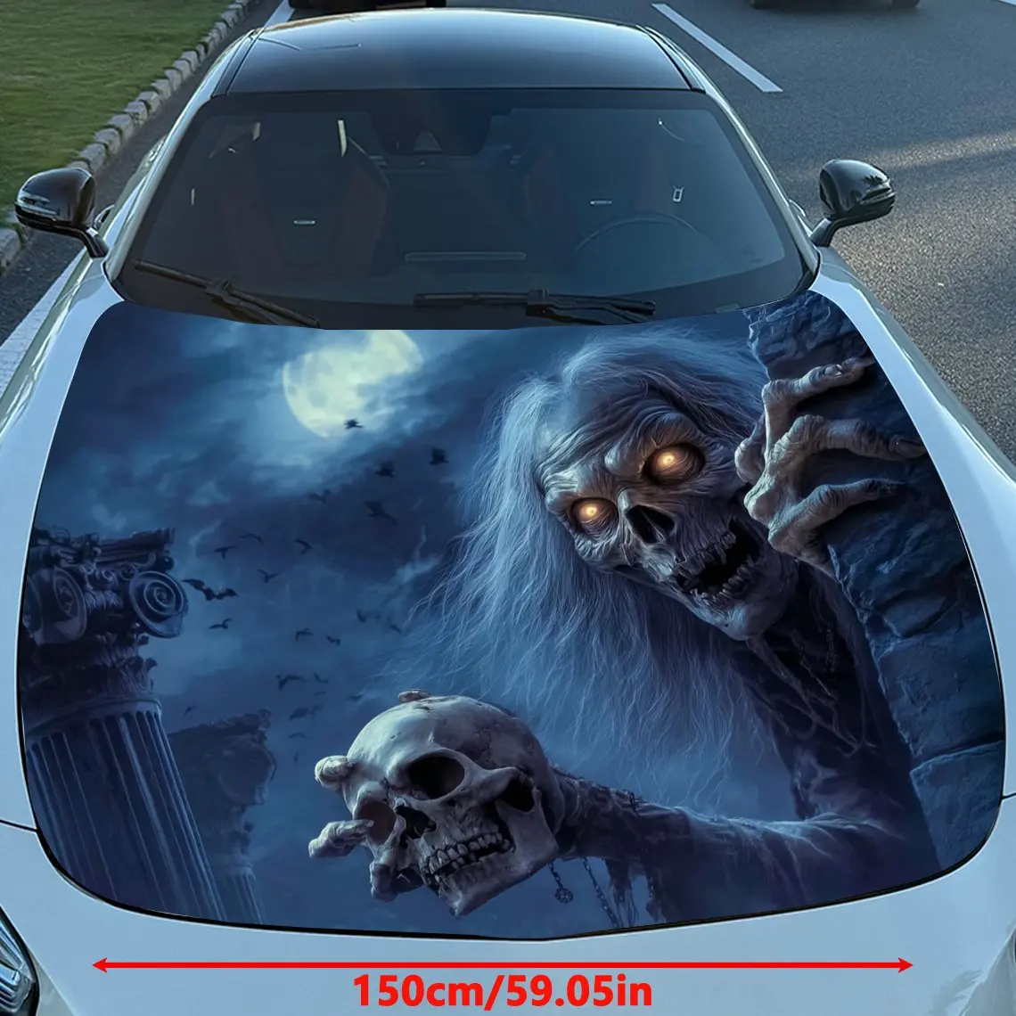 Gothic Style Skeleton - Cool-Style Vinyl For Car, SUV, Truck - Auto Accessories, Car Decoration | Durable Vinyl Decal, Car Decal