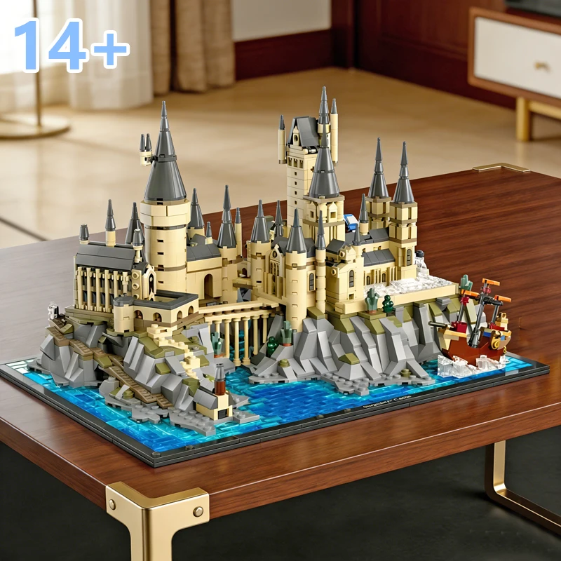 

new 76419 Creative Movie Scene Castle and Courtyard DIY Brick Toy Set, Suitable for Boys, Girls, and Adults as Birthday Gifts