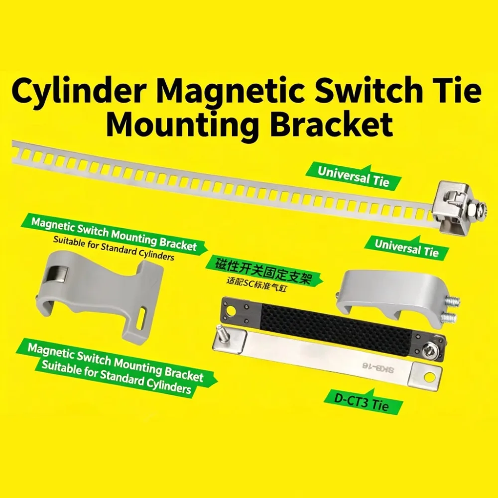 Cloweit Fixing Bracket Accessary for Pneumatic Magnetic Air Cylinder Sensor CS1-U-F-S CMSG D-C73