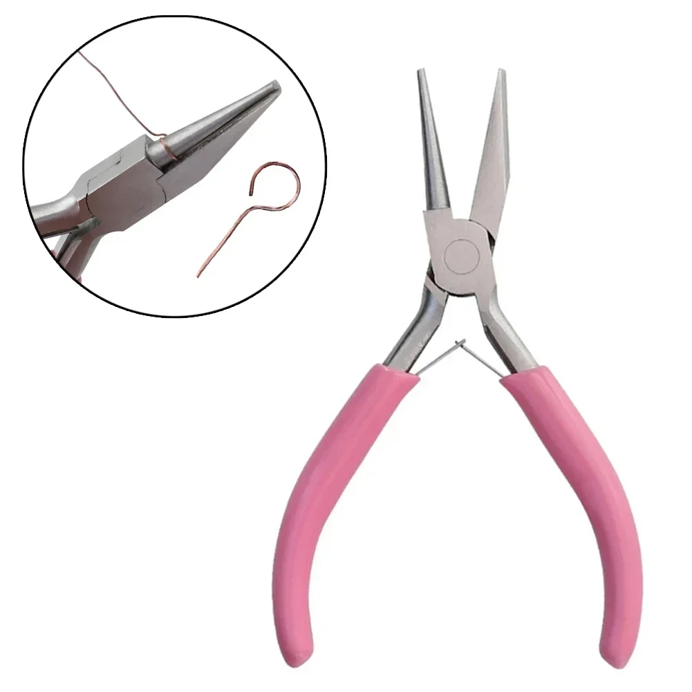 1x Round Concave Pliers Wire Looping Pliers Mini Precision Pliers Wire Bending Tool For DIY Jewelry Making Hobby Wholesales