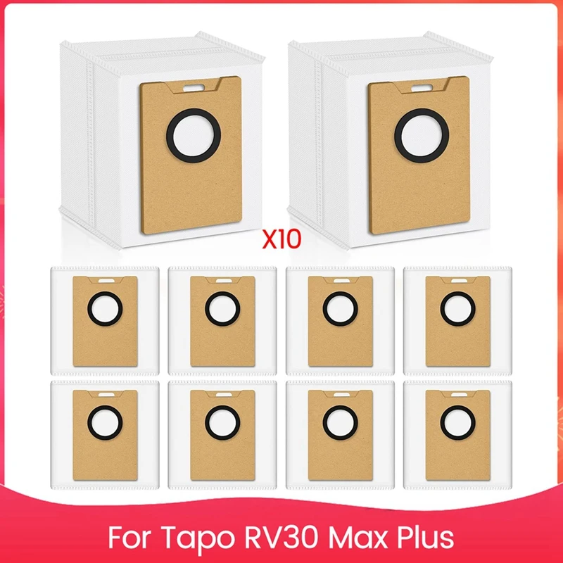 

Мешки для пылесоса Tapo RV30 Max Plus, сменные мешки большой емкости для робота-пылесоса