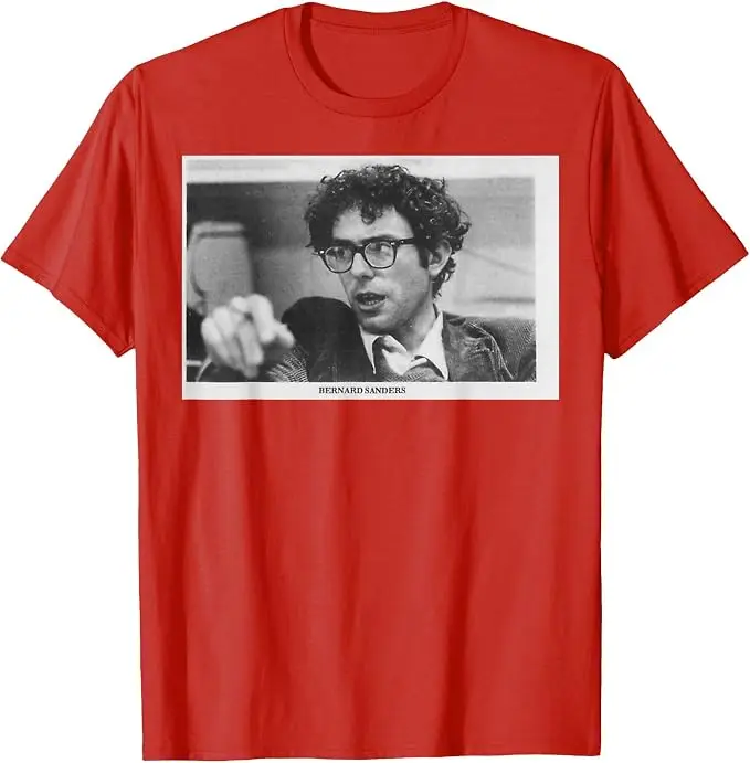Präsident Bernie Sanders Young in University T-Shirt Y2k Politischer Retro-Stil Grafik-Bekleidung Weiche Baumwoll-T-Shirts Vintage-T-Shirt – Detail 8