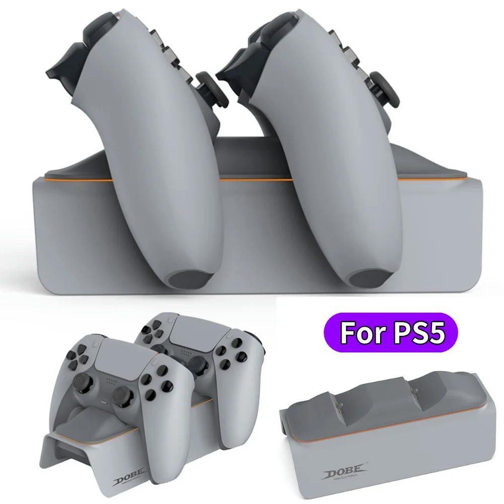 

Зарядная станция для двух контроллеров PS5, док-станция для зарядки контроллеров PlayStation 5