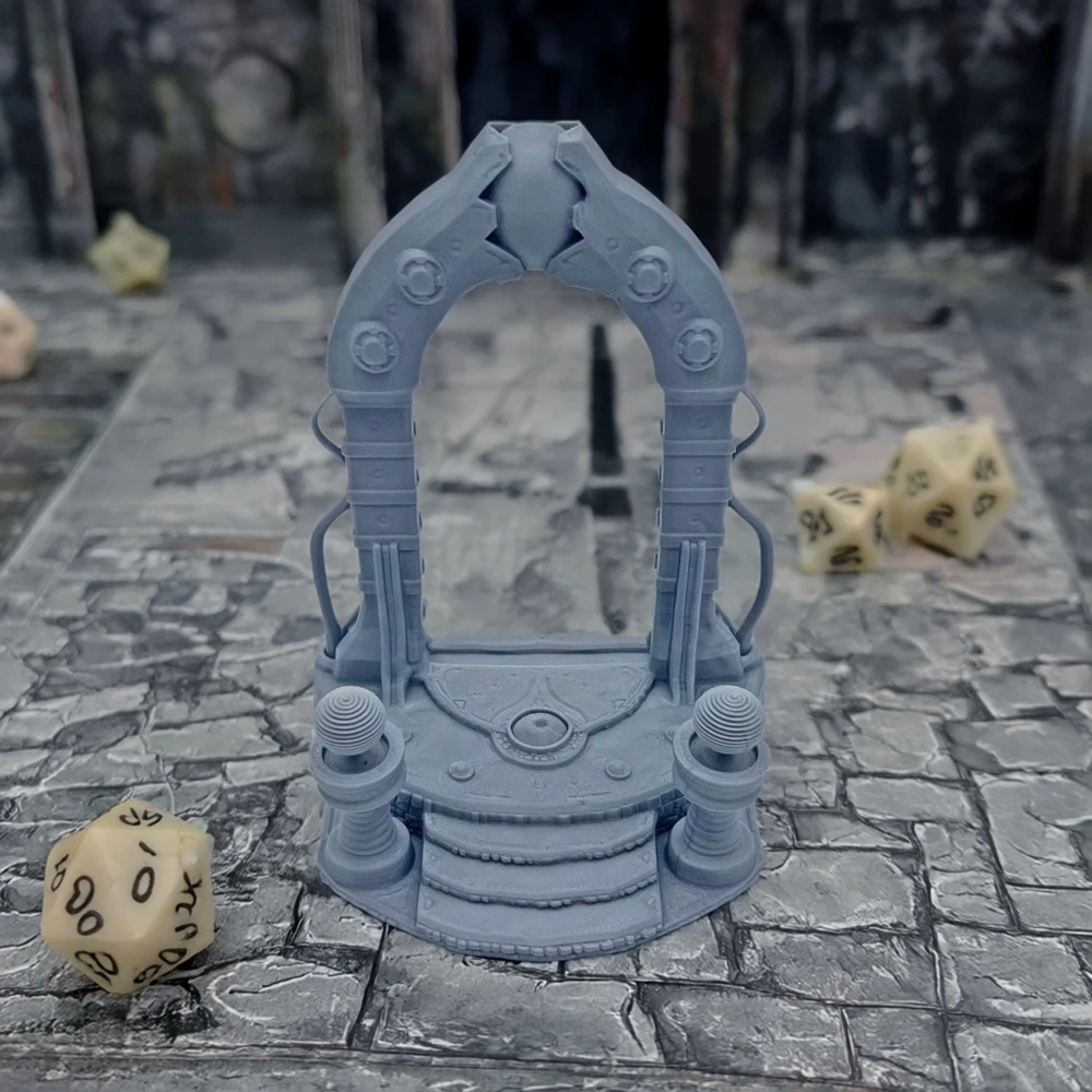 Oude Portal Miniatuur Terrein voor Tafelblad Gaming/D&D/RPG Terrein Landschap Gesneden Steenportaal