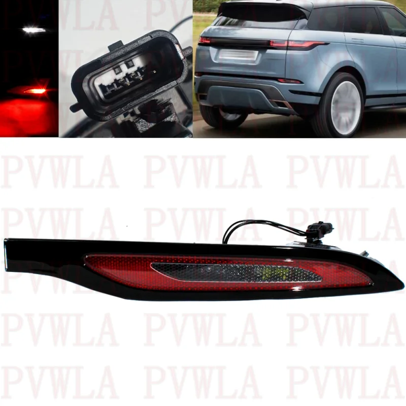 

Для Land Rover Range Rover Evoque L551, 2019, 2020, 2021, 2022, 2023, задний бампер с правой стороны, отражатель, лампа, автомобильные аксессуары