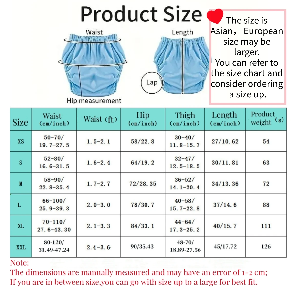 防水おむつ大人用洗える再利用可能なおむつケアパンツ漏れ防止パンツ水泳パンツ高齢者おむつカバードロップシッピング