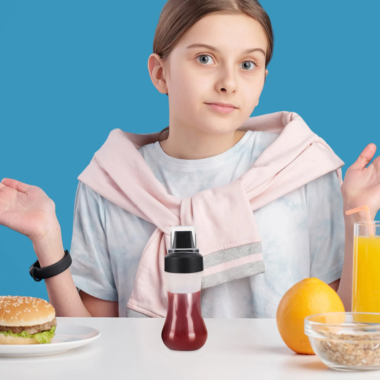 

Squeeze Sauce Bottle PP PE PC Leak Proof Kitchen Gadgets Take Away Condiment Dispenser Storage For Ketchup Mustard Salad