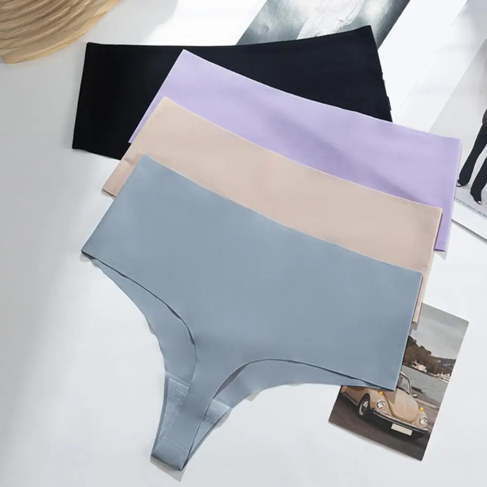 Large Size Cotton High Waist Panties Breathable Briefs Active Fit Tummy Control Underpatns Women Underwear Sexy Panties