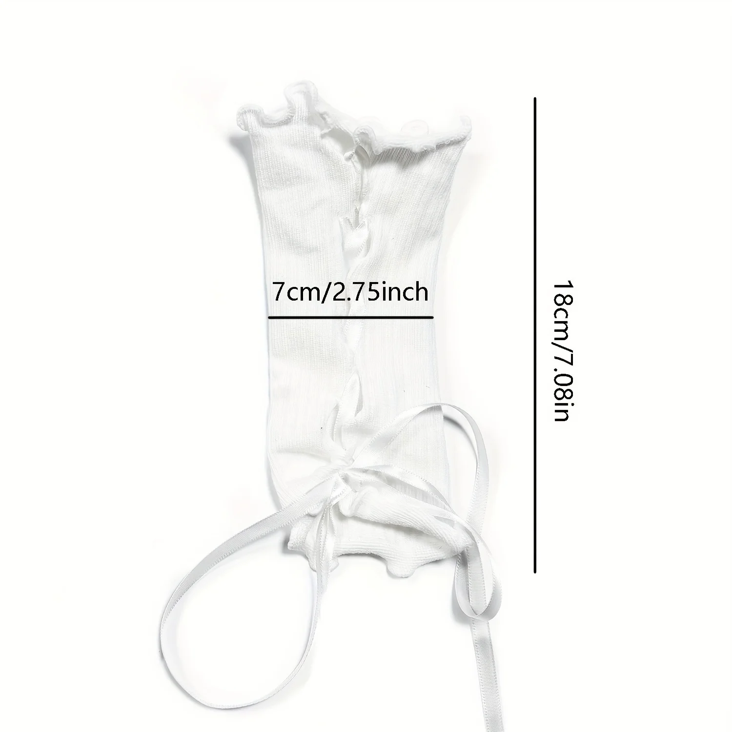 1Pair Summer Decorative Cuffles Y2K Spicy Girl Lace Gloves Black/White Lolita Long Gloves