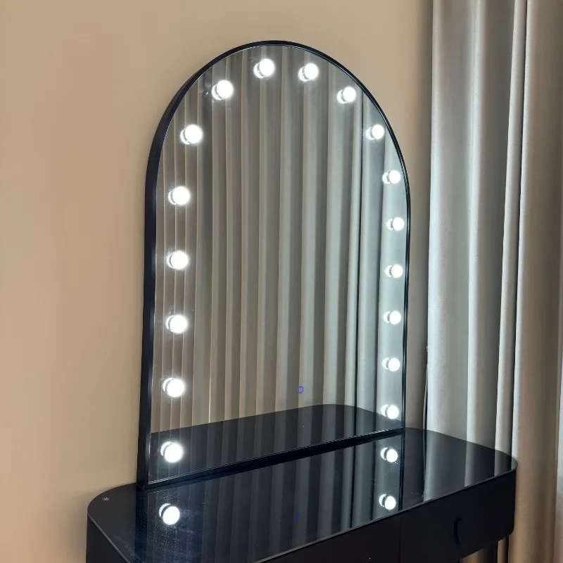 Dresser makeup artist dedicated Internet celebrity studio makeup mirror lit wedding dress shop dresser beauty salon makeup table