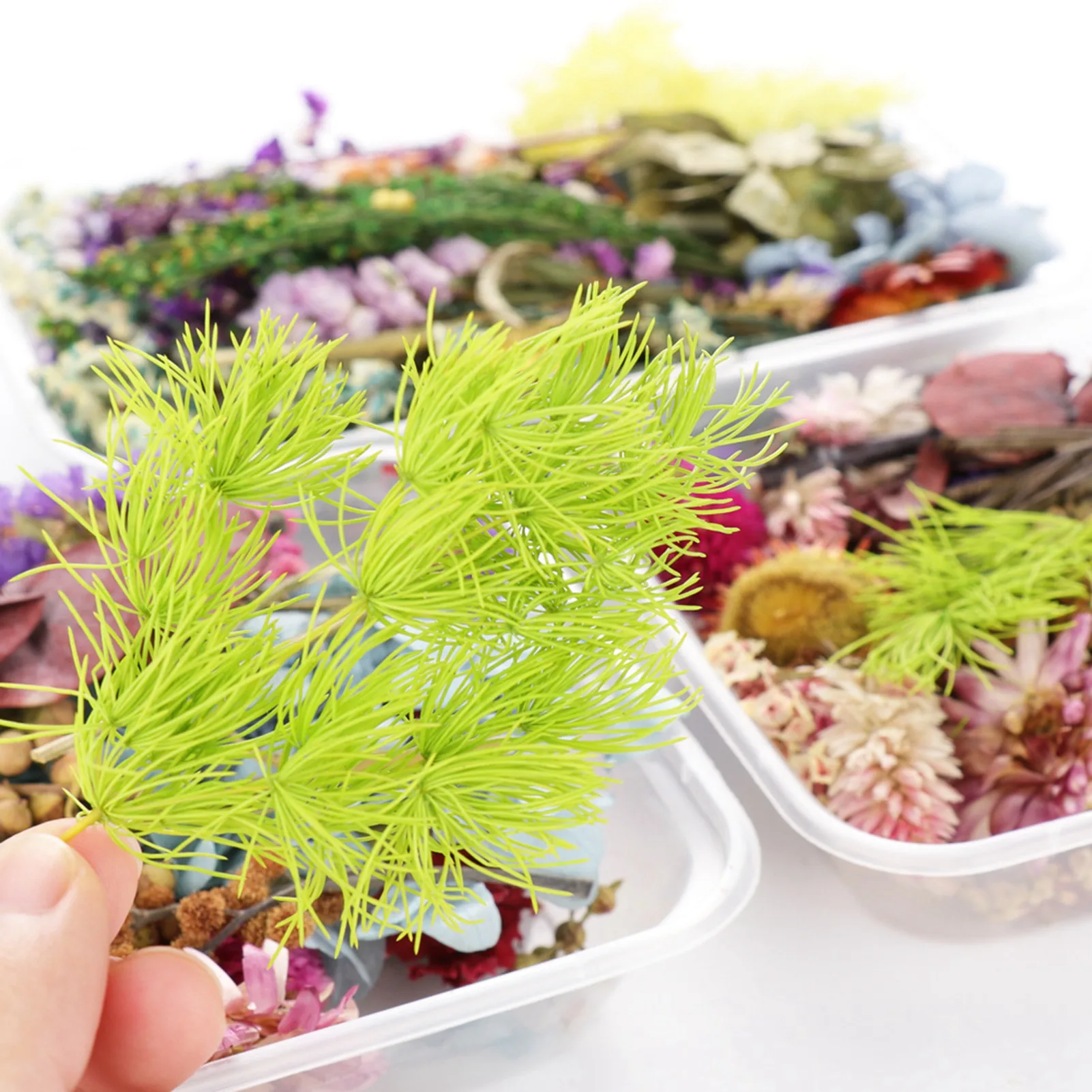 Dried Flowers Handmade DIY Material Pack Natural Eternal Flower Valentine's Day Gift Bouquet - Style Random