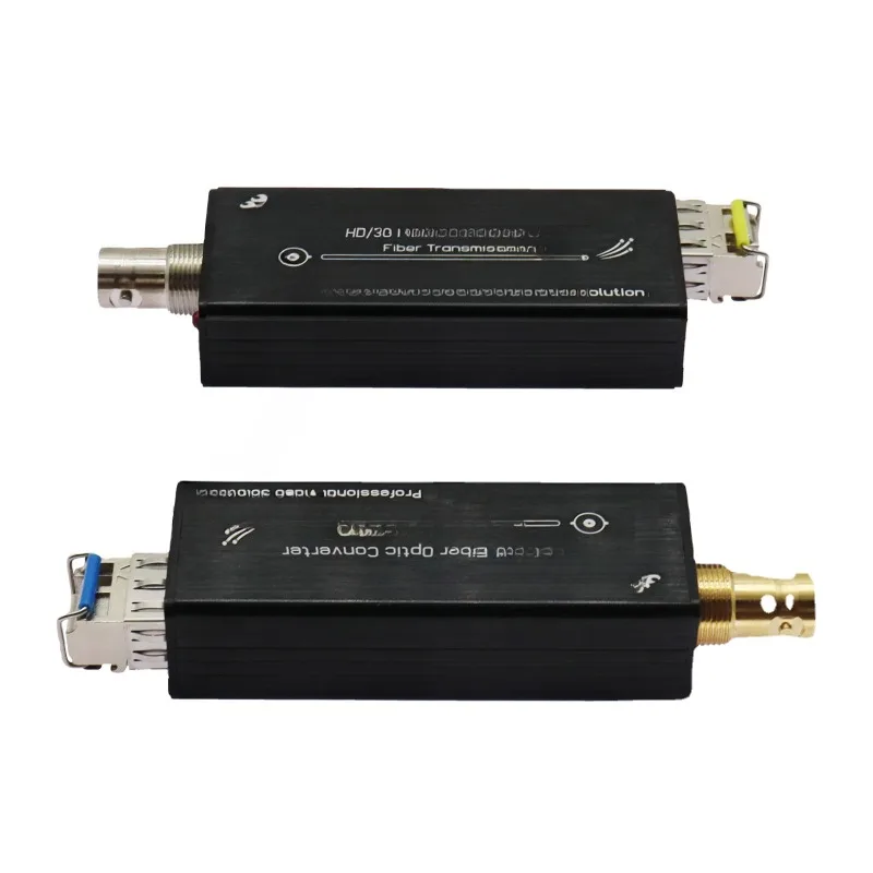 Fiber Converter Single Mode LC Connector 20KM hd sdi video over fiber extender transmitter receiver