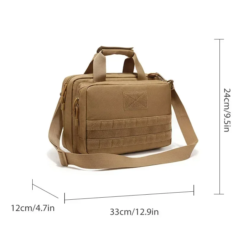 Oxford Cloth Men's Outdoor Waterproof Bag Outdoor Tactical Handbag Outdoor Multifunctional Large Capacity Storage Bag