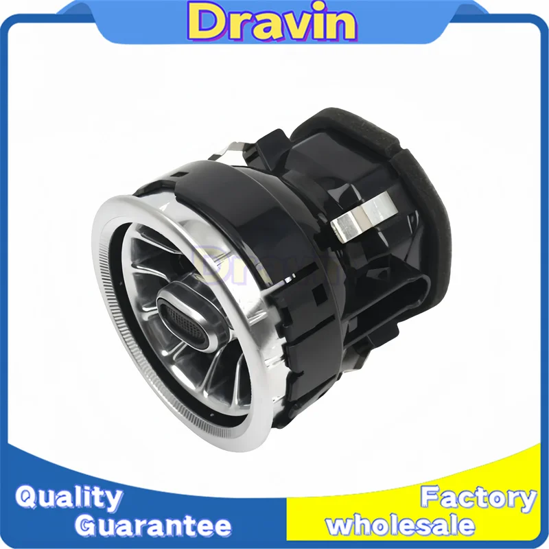 Полностью серебристый автомобильный передний интерьер, приборная панель, воздуховыпускное отверстие для кондиционера с турбонаддувом для Mercedes Benz V Class W447 Vito A4478308502