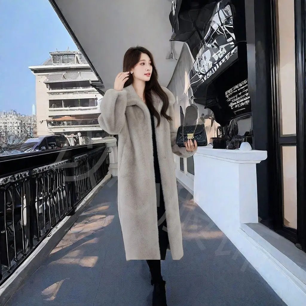 Kunstpelz Mädchen Mantel Mäntel Damen Cord Hüftlänge Hochzeit Unisex Chic Fleece gefüttert Ärmel Wolle Abrigos Casaco Hübsch Trendy