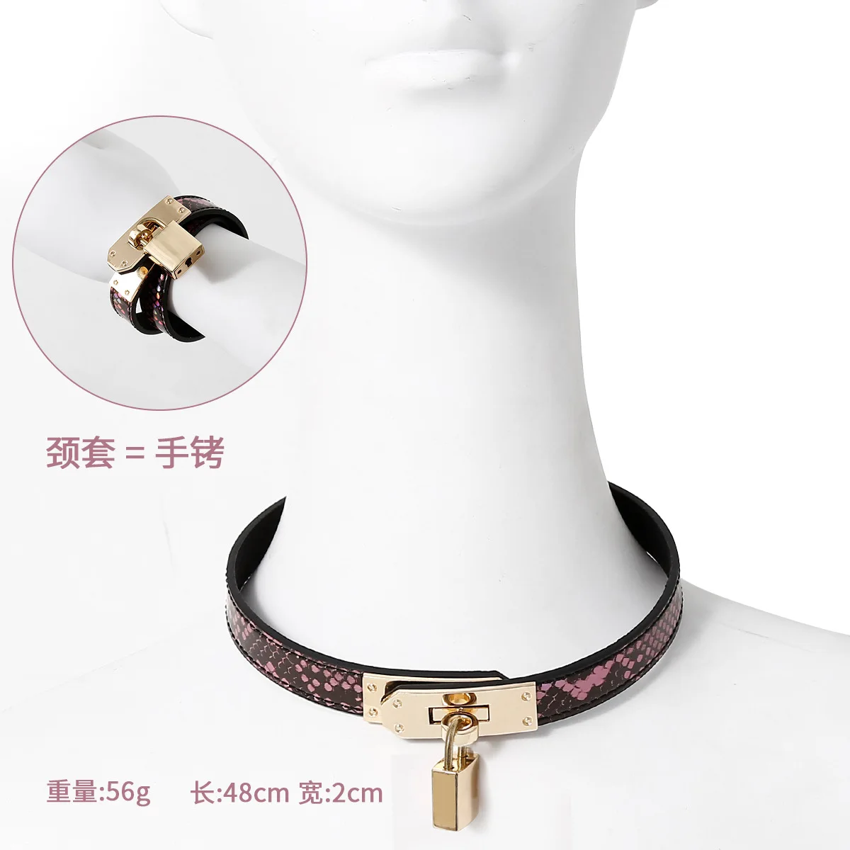 Sex Products Leather Necklace Erotic Neckband Fetish Ring Slave Neck Collar BDSM Bondage Night Club Cosplay Sex Toys For Woman