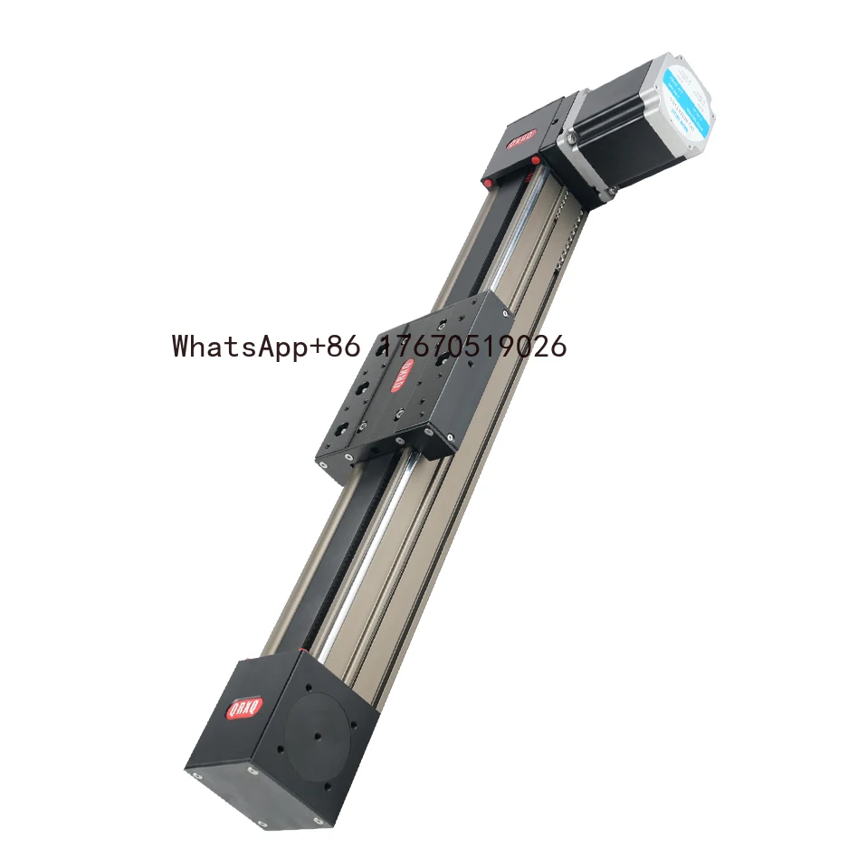 RXP80 Heavy Load Guide 100mm 200mm 300mm Rail Linear Stage Actuator Belt Driven Linear Guide Belt Driving Linear Guide Rail