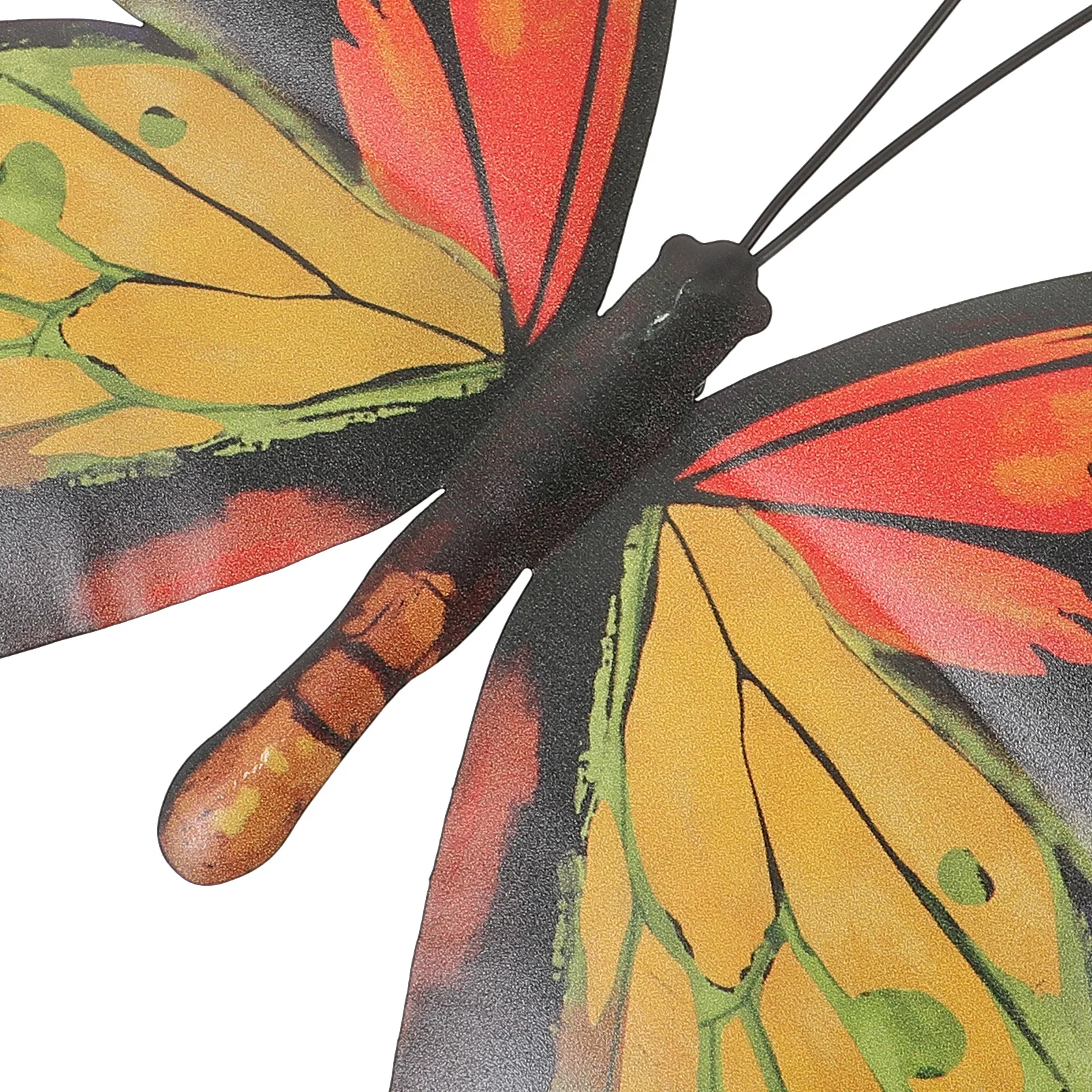 

Iron Art Butterfly Wall Decor Metal Outdoor Hanging Sculpture for Garden Wall Decoration Outdoor Butterfly Decor