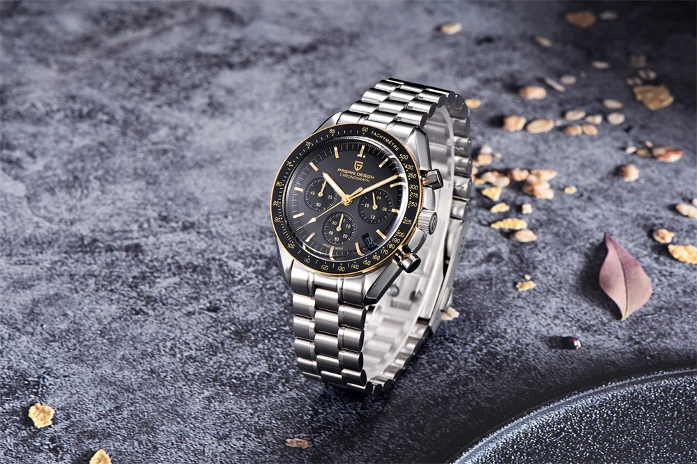 PAGANI DESIGN 2026 Moon Watch For Men Top Brand Luxury Quartz Mens Watches Chronograph Luminous Sapphire Mirror Waterproof Clock