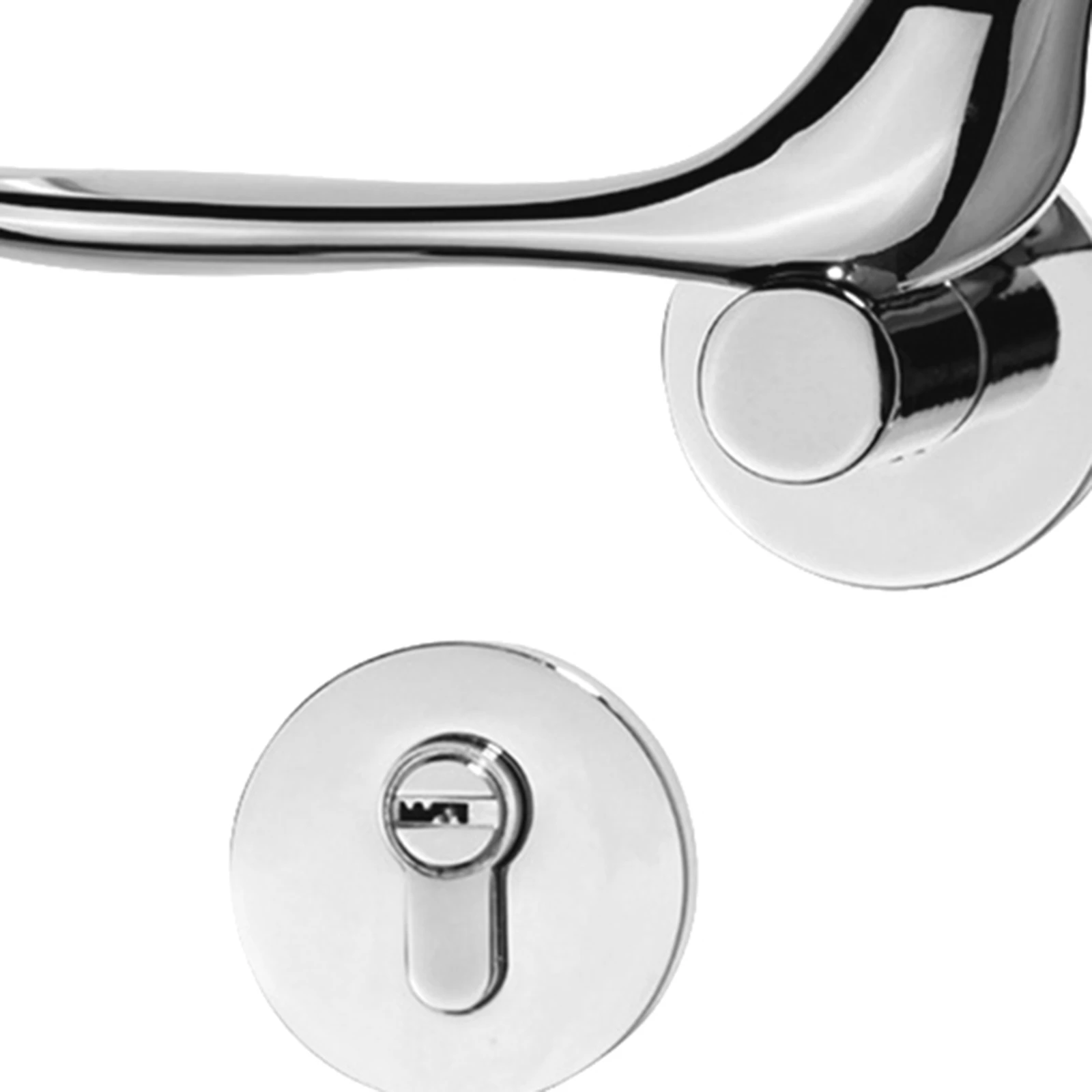 Door Lock Locksets Creative Mute Minimalist Internal handle for doors Room Privacy handle for door Privacy Door Office