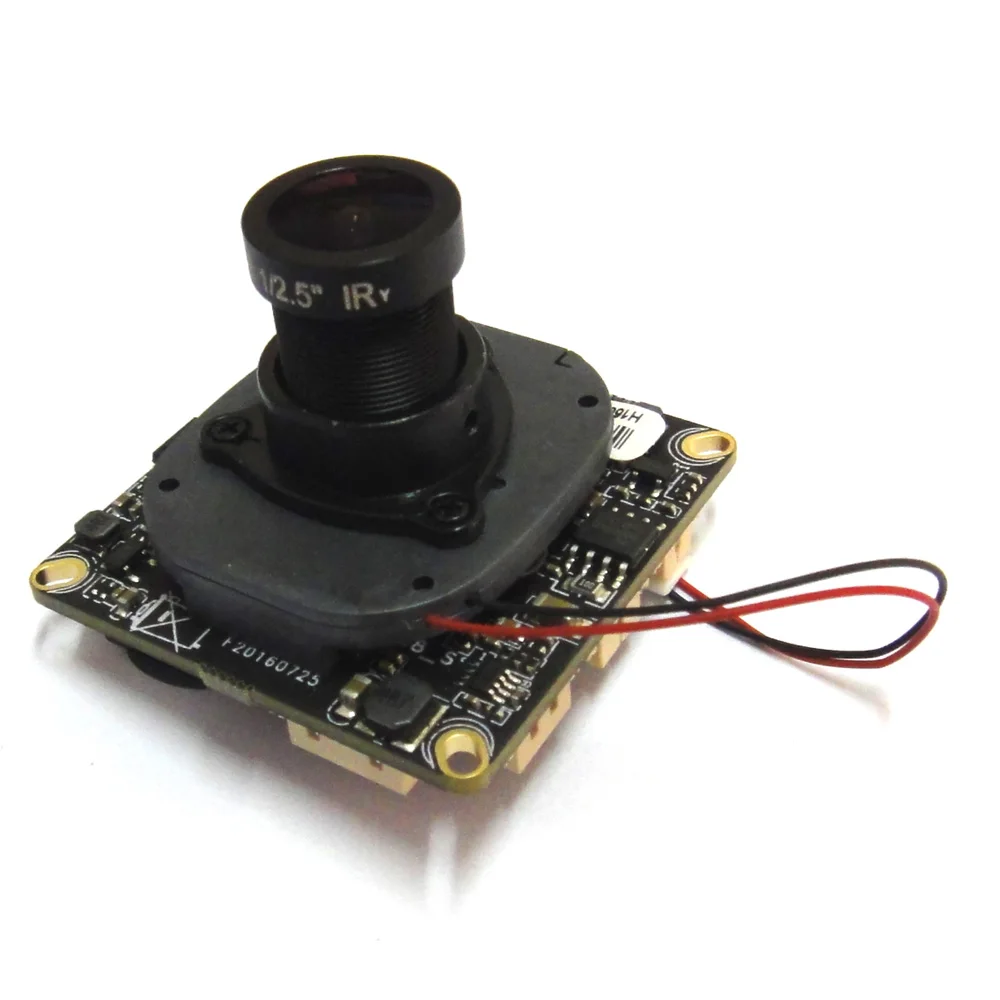 4MP AI IP Camera Module - H.265+ Compression, Human/Face Detection, 0.01Lux Night Vision, ONVIF/RTSP, 38x38mm Board, 12V DC