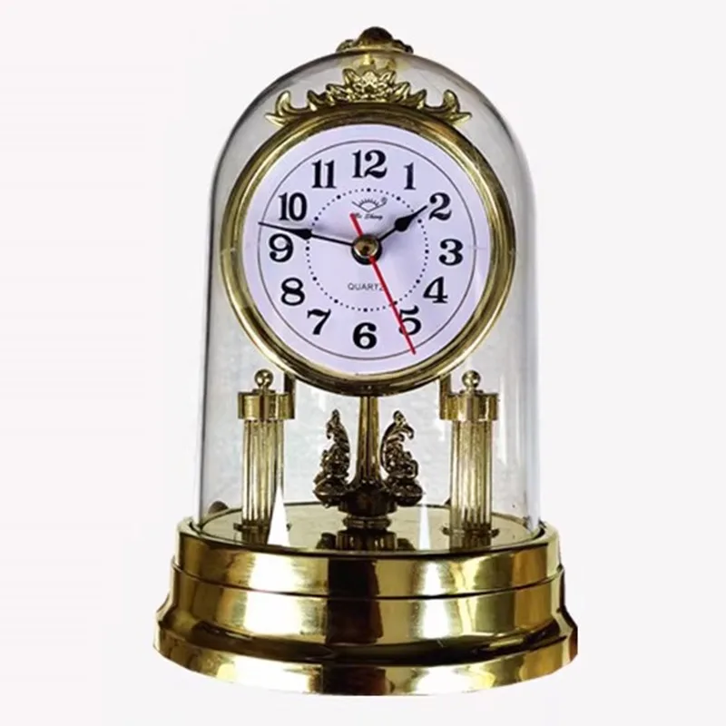 

Винтажные настольные часы, современные бесшумные настольные часы для гостиной, скандинавский интерьер, роскошные настольные часы, ретро настольные часы, украшение