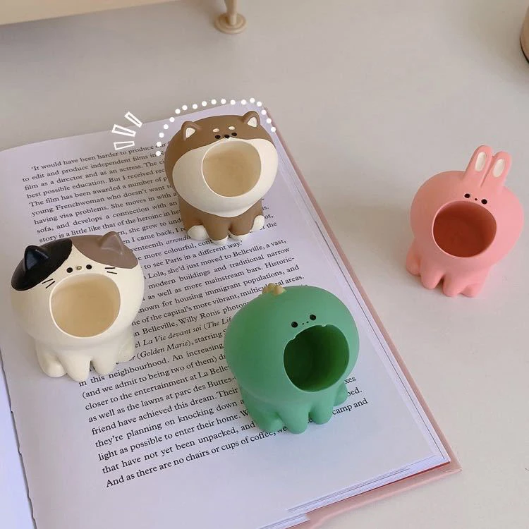 Nail Art Grinding Head Bit Holder Cute Nail Drill Bits Holder Container Display Rack Nail Brushes Holder Nail Bit Storage Tools