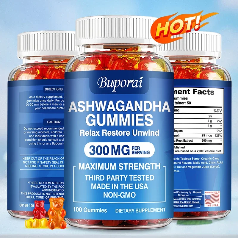 

Ashwagandha Gummies — помогает снять стресс, фокус и поддерживать здоровье мозга и сна.