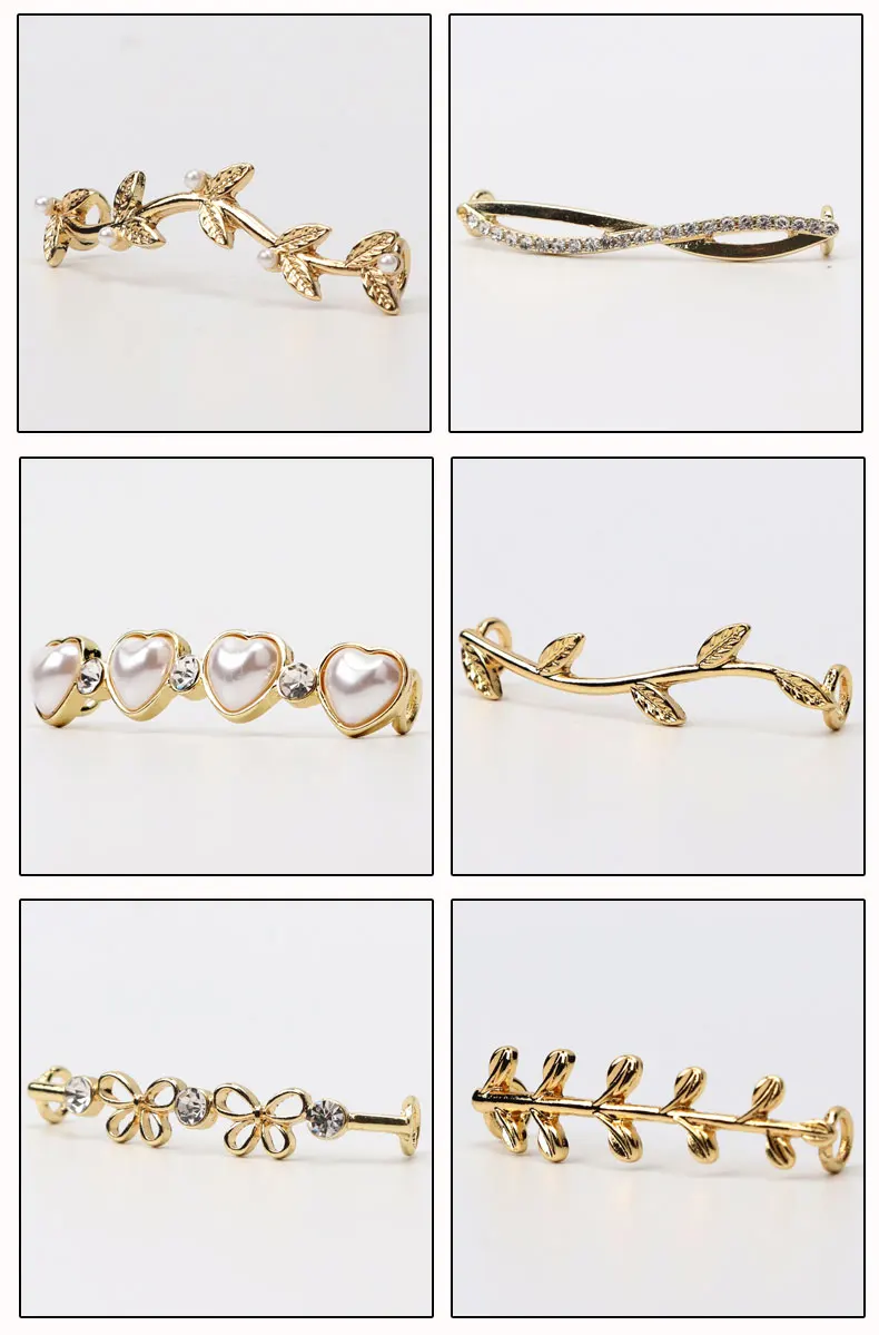 Schnürsenkel Dekoration Schnürsenkel Schnalle Perle Schuhe Charm Zubehör Elegante Vintage Luxus Glänzende Strass Frauen Turnschuhe 1pc – Detail 9