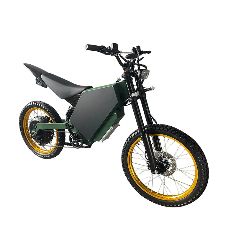 Veloce 120 KMH Moto Elettrica 72V 5000W 12000W 15000W 21 Pollici 50MPH Mountain Dirt Full Bike 80KMH 100KMH E Moto