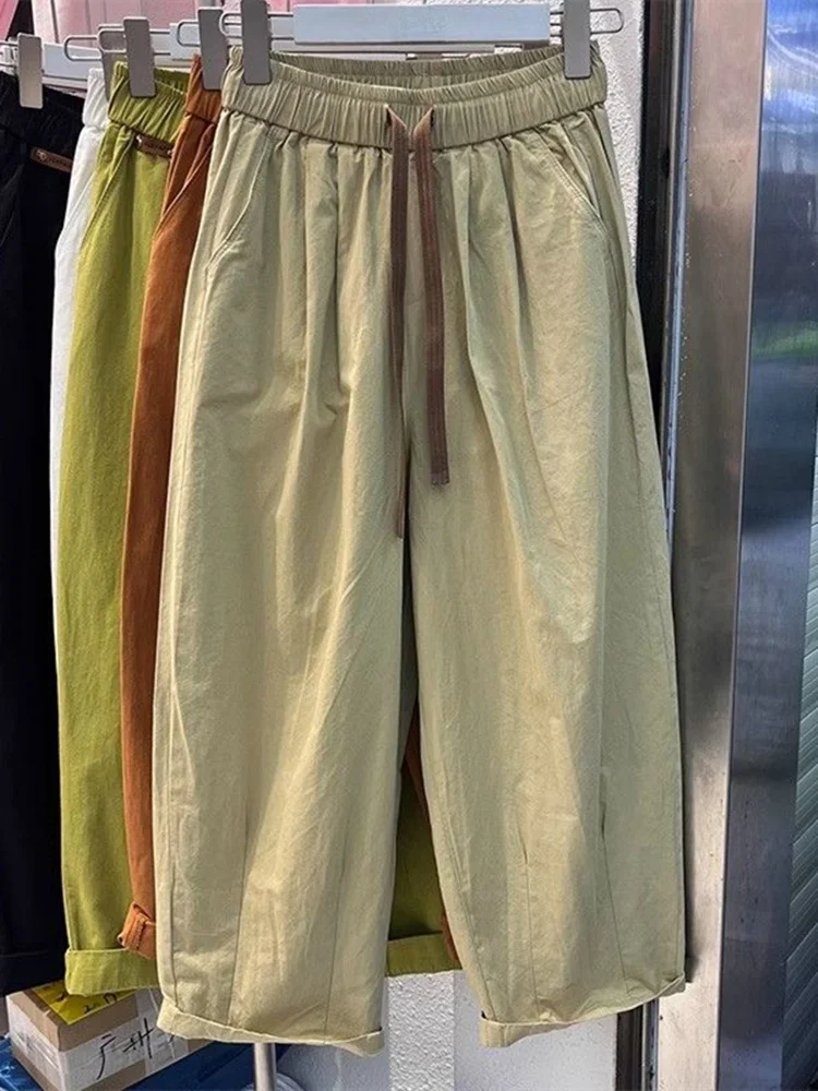 

Loose Comfortable Men's Casual Pants Wide Leg Thin Sle Faionable Autumn Trendy Trousers Youthful Vitali Straight Tube