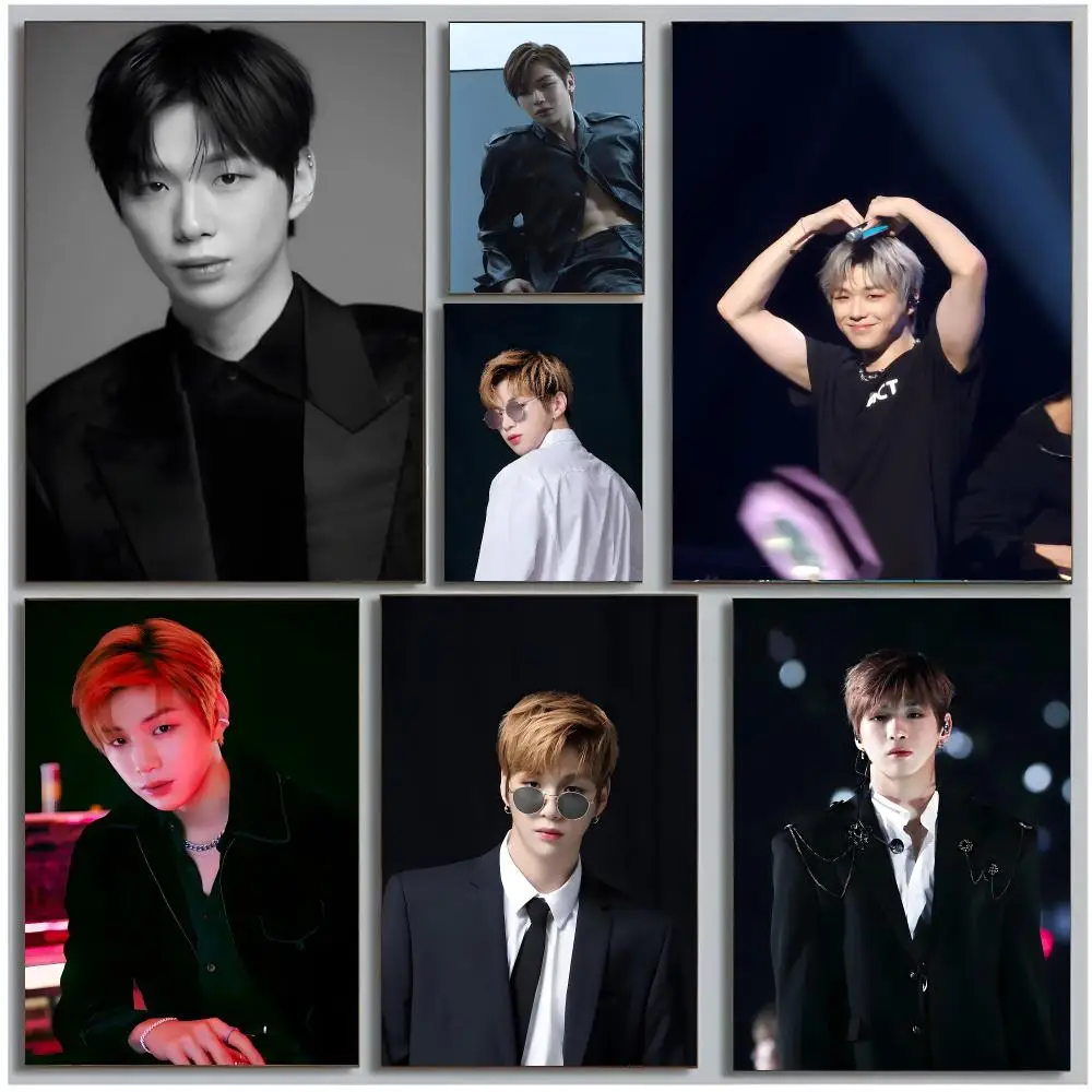 Singer Kpop K-Kang Daniel Poster Modern Wall Art Bedroom Living Room Print Unframed