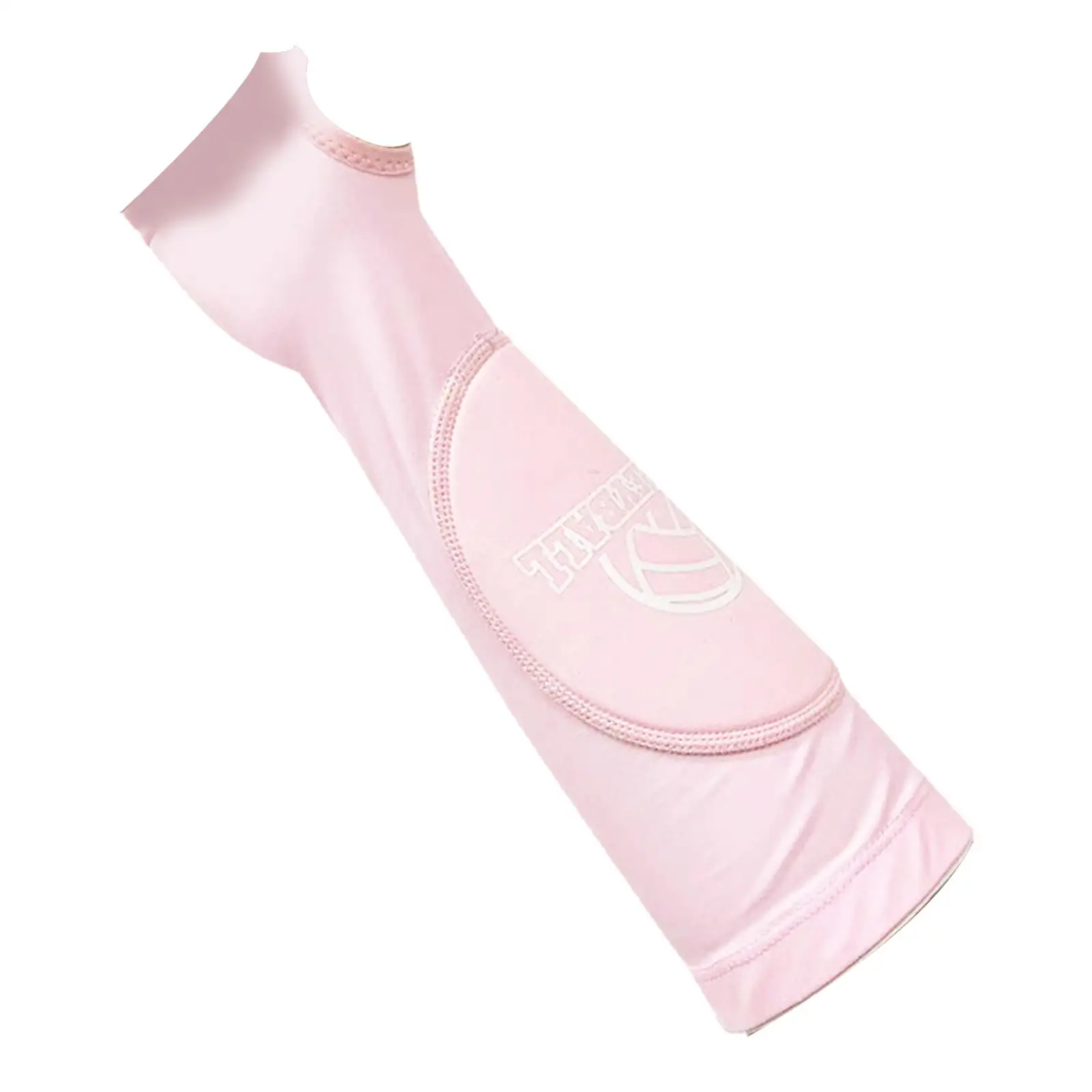 3 × 2 قطعة قفازات أكمام ذراع الكرة الطائرة قفازات أكمام التدريب للعمل كرة السلة باللون الوردي